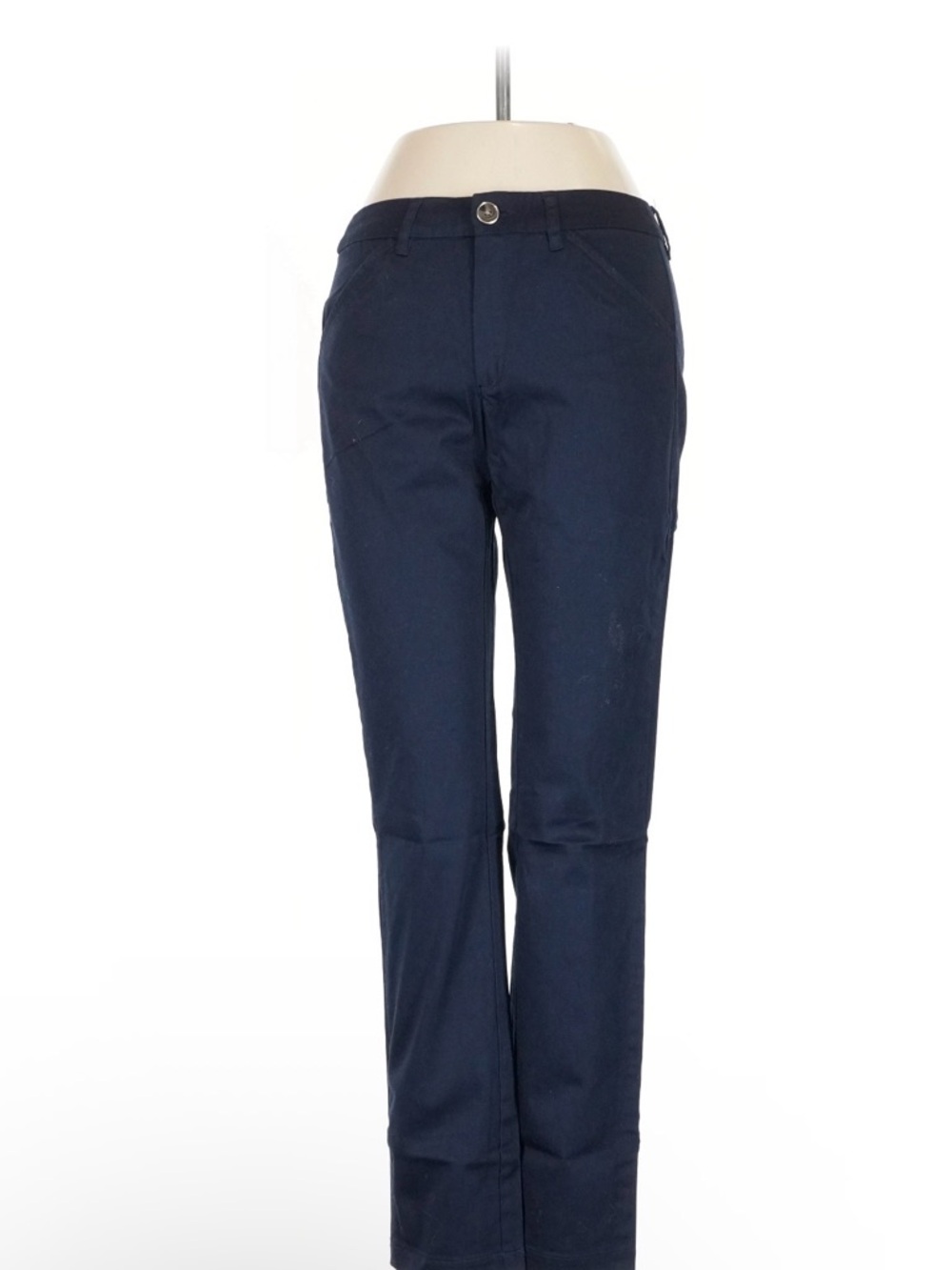 Mango Navy Blue Skinny Pants